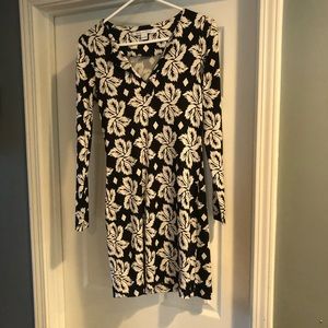 Dvf silk dress size 4